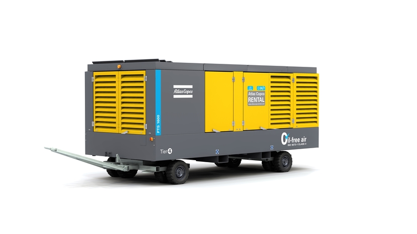 PTS 1600 mobile oilfree air compressor PTS 1600 mobile oilfree air compressor