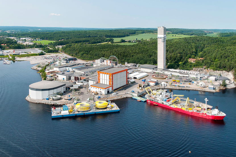 The Halden plant produces umbulicals and high voltage subsea cables for the world market The Halden plant produces umbulicals and high voltage subsea cables for the world market