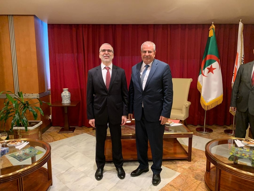 Libya NOC Chairman Mustafa Sanalla (Left) and Sonatrach CEO and Chairman Rachid Hachichi (Right) Libya NOC Chairman Mustafa Sanalla (Left) and Sonatrach CEO and Chairman Rachid Hachichi (Right)