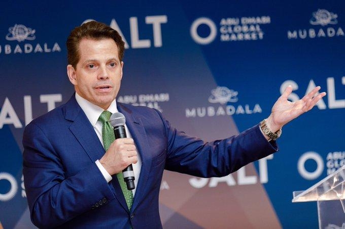Anthony Scaramucci, former White House communications officer, at SALT in Abu Dhabi Anthony Scaramucci, former White House communications officer, at SALT in Abu Dhabi